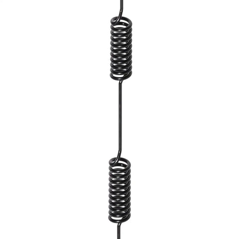 Rad VHF UHF Ham Radio Scanner Antenna With Magnetic Base And BNC Male Connector, 50 Ohm, 3m Cable, close-up of coil.