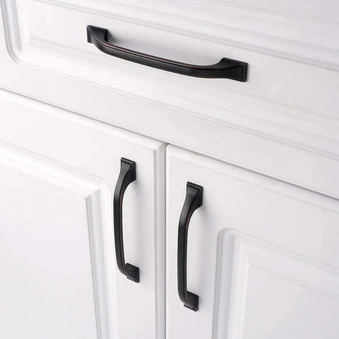 10 Pack 5 Inch Oil Rubbed Bronze Cabinet Pulls And Handles For Kitchen Cabinets Dresser Cupboard And Bedroom Solid Metal Hardware