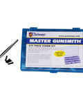 Top Shelf Firearm Gunsmithing Screw Kit With Precision Tweezers And Smart Storage Case For Rifle Scope Tuning 277 piece tactical hardware rack.