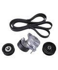Premium Belt Tensioner Pulley Kit Fits Mercedes Benz M272 Engine Models Including W221 W164 W211 W203 C300 C350 E350 ML350 Years 2006-2011 For Smooth Driving And Reliable Performance Without Any Hiccups. Belt tensioner kit with serpentine belt and two pulleys