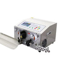 Heavy Duty Automatic Cable Cutting And Stripping Machine Digital Control For 0.2 To 10mm2 Wire Up To 7000 Pieces Per Hour, featuring digital control panel and cutting mechanism.