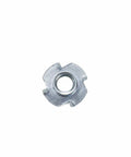 M10 T Nuts 80Pcs Set Four Pronged Tee Nuts Threaded Inserts For Wood Cabinets Climbing Holds Zinc Plated Steel Rust Resistant