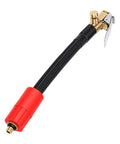 Heavy Duty Tire Inflator Extension Hose 16cm Quick Connect Fits Recessed Valve Stems Cars Motorcycles Bikes black braided hose