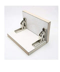 180 Degree Hydraulic Folding Hinge For Frameless Cabinets And Folding Tables Concealed Door Hardware
