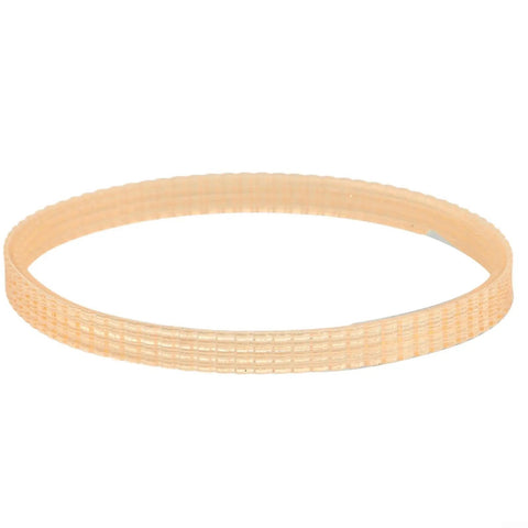 V Ribbed Drive Belt For 10-12 Inch Woodworking Band Saws Pro Grade PU Material Replacement Conveyor Belt 340mm Circumference And 10mm Wide Heavy Duty Motor Drive Accessory For Wood Cutting Machines, tan PU belt