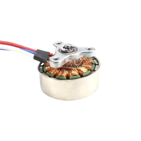 2750KV Mini 18mm Brushless Drone Motor for 2S-3S Batteries showing copper coils and three-phase assembly