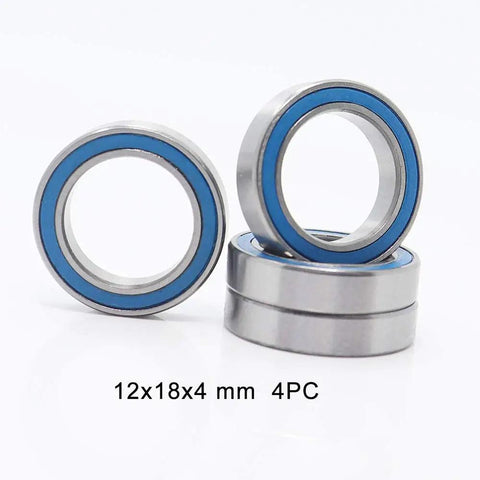 Ball Bearing Kit For Traxxas Nitro Revo 3.0 Monster Truck Sealed Bearings In Orange And Blue Mixed Sizes For Smooth Power Transfer And Lasting Durability An Easy RC Upgrade For Off Road Bashing. 12x18x4 mm 4pc sealed blue RC bearings