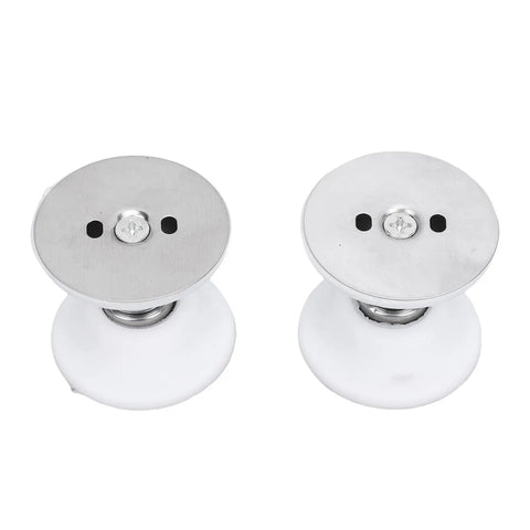 Heavy Duty Magnetic Door Catch For RVs Campers And Travel Trailers Strong Metal Magnet Door Stopper With Easy No Tool Installation White Finish 2 Pack