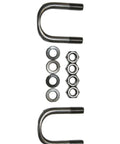 Beefy Universal Joint U Bolt Kit For Rear Shaft Front Joint Fits Oldsmobile 442 7.5L V8 1968 1969 1970 OE Style Replacement Heavy Duty Performance PC 550563, U-bolts, washers and nuts