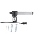 Heavy Duty L Shaped Electric Actuator Engineered With Rock Solid Steel Build For Silky Smooth Bed Lifting And Ultra Reliable Precision Motion In Any Home Or Shop Project with accessories.