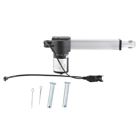 Heavy Duty L Shaped Electric Actuator Engineered With Rock Solid Steel Build For Silky Smooth Bed Lifting And Ultra Reliable Precision Motion In Any Home Or Shop Project with accessories.