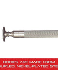 Delicate Jeweler Screwdriver With Knurled Grip, 0.070 Inch Replaceable Blade, For Jewelers And Watchmakers, fine grip handle view