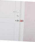 Beefy Heavy Duty Toggle Latch Clamps Set Adjustable Galvanized Iron Pull Latches With Buckle Joint For Doors Cabinets Lock Boxes And Metal Hasp Hardware High Capacity 360 Pounds on white door