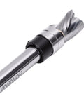 Heavy Duty Carbide Flush Trim Router Bit With Top Bearing Guide For Sleek Wood Trimming And Slotting Jobs, 3/8 Inch diameter blade.
