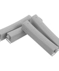 Push To Open Drawer Latches 4 Pack Invisible Handleless Cabinet Latches for Cabinets and RV Doors, gray durable plastic