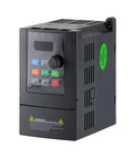 1 HP 220V VFD Single Phase To Three Phase Drive for 3 Phase Motors, 0.75 kW, control panel view, IP20 protection