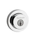 Milan Deadbolt Lock In Satin Nickel For Exterior Front Door Keyed Entry Pick Resistant SmartKey Rekey Security Single Cylinder Bolt