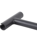 Close-up of black metal Door Hinge Bender Tool With 13 Inch Leverage For Quick Fix And Realignment Of Sagging Or Sticking Doors Ideal For Standard And Commercial Use Adjustable 0.134 0.180 Gauge Hinge Adjustment Wrench