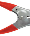 Heavy Duty 1100A Battery Jumper Cable Clamps Set Of 4 With Copper Conductors And Insulated Handles zoom on one clamp.