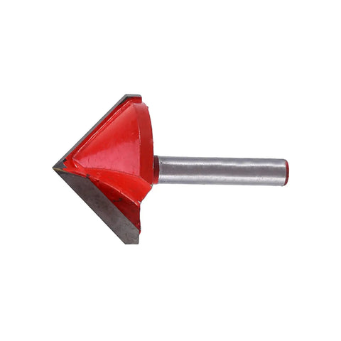 1/4 Inch Shank V Groove Router Bit With Double Carbide Edges For Clean 90 Degree Chamfers And Engraving On Wood acrylic MDF PVC