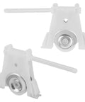 Built Tough Sliding Screen Door Lower Roller Assembly Compatible With Andersen Part Number 1997310, two nylon rollers.