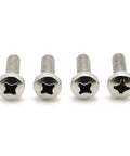 Toyota Rear License Plate Screws M6 1.0 By 20mm Stainless Steel Pack Of 4 For RAV4, Camry, Corolla, 4Runner, Highlander And More OEM Style Replacement Hardware
