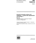 Image of Industrial Automation Standard ISO 10303 Part 44 document cover for Product Structure Config Data Exchange, 2007 edition.