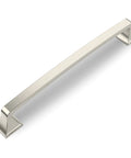 10 Pack Brushed Satin Nickel Cabinet Pulls, 7 Inch Hole Center Kitchen Bath Drawer Handles, sleek handle with brushed finish