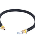 Premium Fuel Line Kit For 6.9L 7.3L IDI Diesel Ford E250 Econoline E350 And F250 F350 Trucks From 1988 To 1994 Full Pipeline Assembly With Lift Pump Connections, black hose with metal fittings
