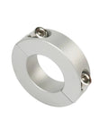 Heavy Duty Double Split Shaft Collar Clamp 13mm To 30mm Aluminum Alloy Fixed Ring Zinc Plated Black Oxide 15mm ID