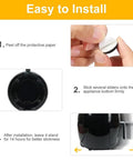 Easy Glide Kitchen Appliance Sliders 16 Pieces Self Adhesive Small Appliance Sliders installation steps for heavy coffee makers and air fryers