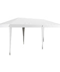 Heavy Duty 10 By 19.2 Ft Pop Up Canopy Tent For Parties And Events, Party Ready Instant Outdoor Gazebo Shelter With Carry Bag, Durable Truss Reinforced Frame, Perfect For Catering, Weddings, Backyard BBQ, White, showing front view