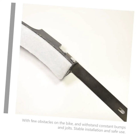 Close-up of felt brake pads from Four Pack Felt Brake Pads For Exercise Bikes Heavy Duty Quiet Braking Blocks