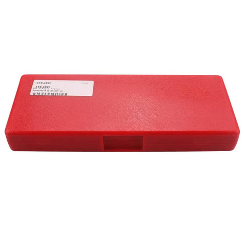 Oudtinx 2-piece precision angle plate set in red plastic storage case