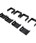 Heavy Duty Stainless Steel Leaf Spring Clamps 2 Inch Wide For Truck And Trailer Vehicle Stabilizing To Stop Axle Wobble And Boost Ride Control black set