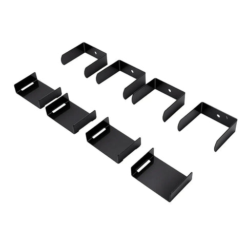 Heavy Duty Stainless Steel Leaf Spring Clamps 2 Inch Wide For Truck And Trailer Vehicle Stabilizing To Stop Axle Wobble And Boost Ride Control black set
