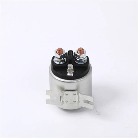 Real Deal Heavy Duty 24V DC Pump Station Contactor For Forklift Electrical Upgrades And Hoist Maintenance Pro Shop Tested Industrial Replacement Switch - compact metal design with terminals.