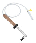 Pro Grade Heavy Duty High Temp Steam Wand Cleaner Brush For Coffee Machines with wooden handle and flexible hose
