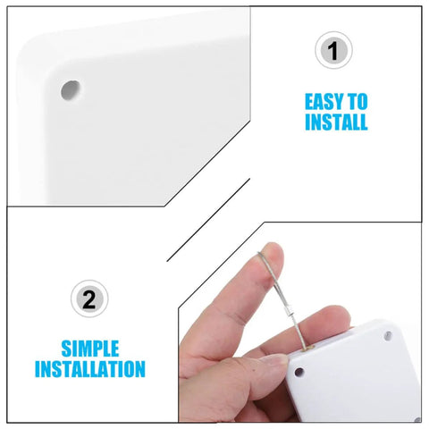 Automatic Sliding Door Closer For Home And Office Doors, simple install of 1.2m wire, heavy duty ABS construction