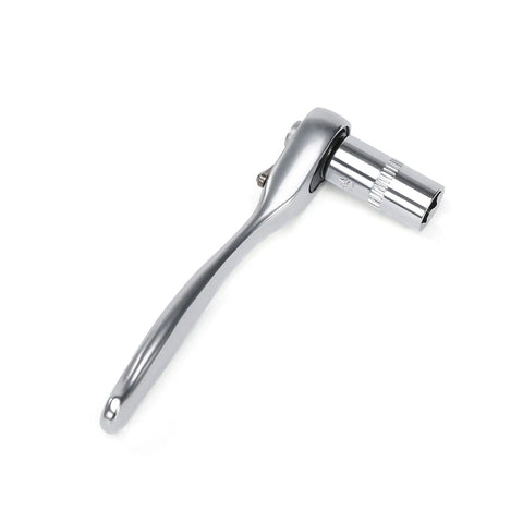 Close-up of mini ratchet socket from 9 Piece RC FPV Pro Grade Tools Kit Hex Screwdriver Set With Allen Keys 1.5mm 2.0mm 2.5mm 8.0mm