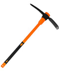 Heavy Duty Pickaxe For Digging With Shock Absorbing Handle 36 Inches Durable Manganese Steel Head For Hard Ground Rocks And Roots