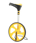 Rugged Workhorse Digital Measuring Wheel With Crisp Backlit Lcd Gauge And Flexible Telescopic Shaft for property surveying.