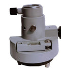 Close-up of Laser Plummet Tribrach Adapter For Surveying And Leveling With 3 Prong Forced Centering and 8 Minute Vial