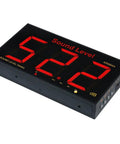 Sound Level Meter With Massive LCD Screen For Real Time Noise Monitoring Wall Mount Or Free Stand Digital Decibel Meter