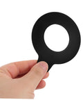 Hand holding Heavy Duty Rubber Washer Kit Two Piece For Excavator Swing Bearing Shims Beefed Up Durable Sealing Discs