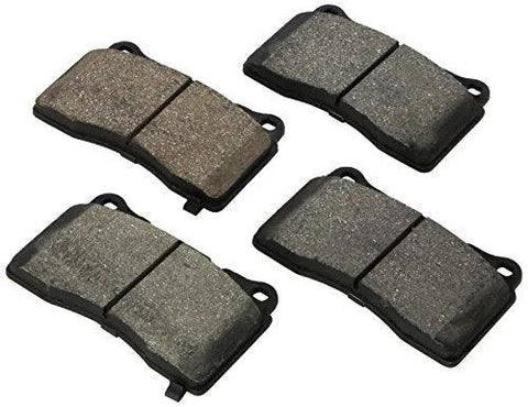 Front view of four Bosch BC1001 QuietCast ceramic brake pads