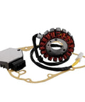 Awesome Heavy Duty Stator Coil Replacement Plus Gaskets Designed For Honda SH 125 And SH 150 Motorcycles From 2001 Through 2004 Fix Ignition Issues Fast And Stay Road Ready With Boss Quality Parts Ensuring Smooth Starts Every Time On Any Day.