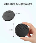 Ultra Slim Glass Break Alarm For Windows And Doors 125 dB Vibration Sensor Detector Anti Theft Home Security Kit Adjustable Sensitivity No False Alarms 4 Pack Black, 2.76in