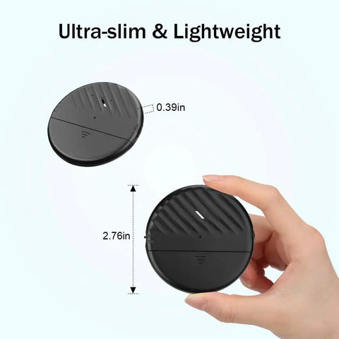 Ultra Slim Glass Break Alarm For Windows And Doors 125 dB Vibration Sensor Detector Anti Theft Home Security Kit Adjustable Sensitivity No False Alarms 4 Pack Black, 2.76in