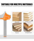 Premium 6mm Shank CNC Router Bit Fancy Milling Cutter For Woodworking Carving Projects on solid and plywood materials.